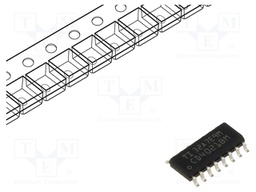 IC: digital; static shift register; Ch: 8; CMOS; SMD; SO16; CD4000
