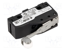 Microswitch SNAP ACTION; with lever (with roller); SPDT; Pos: 2