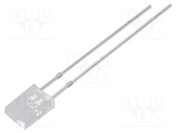LED; rectangular; 2x5x7mm; bipolar; red,yellow; 500÷750mcd; 120°