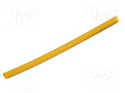 Heat shrink sleeve; thin walled,flexible; 2: 1; 4.8mm; yellow