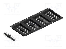 Connector: pin strips; pin header; male; PIN: 12; 2.54mm; SMT; 1x12