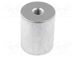 Magnet: permanent; neodymium; H: 20mm; 8N; Ø: 8mm; Enclos.mat: steel
