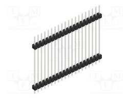 Connector: pin strips; pin header; male; PIN: 20; 2.54mm; THT; 1x20