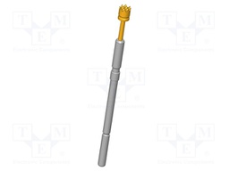 Test needle; Operational spring compression: 4mm; 5A; Ø: 2.5mm