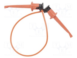 Test lead; 60VDC; 30VAC; 5A; Len: 0.2032m; orange; Insulation: nylon