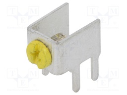 Terminal: screw terminal; THT,screw terminal; yellow; 7.5x5mm
