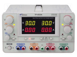 Power supply: laboratory; Channels: 4; 0÷50VDC; 0÷3A; 0÷50VDC; 0÷3A