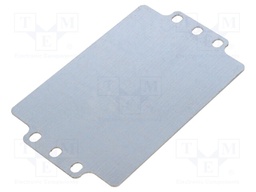 Mounting plate; steel; for enclosures