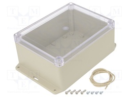 Enclosure: multipurpose; X: 125mm; Y: 165mm; Z: 75mm; Ritec; ABS; IP65