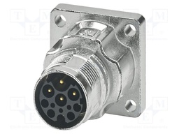 Connector: M17; socket; M17 PRO; PIN: 9(5+4); 630V; 3.6A,14A; IP67