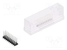 Connector: pin strips; pin header; male; PIN: 18; 2mm; SMT; 2x9; 100V