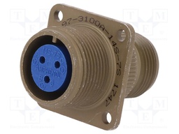 Connector: circular; Series: 97; socket,plug; female; PIN: 3; 13A