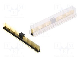 Connector: pin strips; pin header; male; PIN: 72; 2.54mm; SMT; 2x36