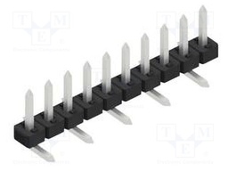 Connector: pin strips; pin header; male; PIN: 10; 2mm; SMT; 1x10