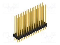 Connector: pin strips; pin header; male; PIN: 34; 1.27mm; THT; 2x17