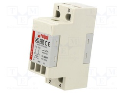 Relay: electromagnetic; DPST-NO; Ucoil: 380VAC; Icontacts max: 25A