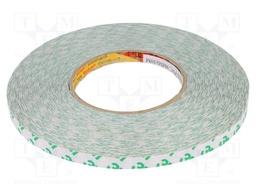 Tape: fixing; W: 9mm; L: 50m; acrylic; Application: fixing,bonding