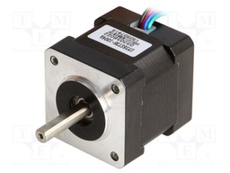 Motor: stepper; 2.7VDC; Shaft: D spring; max.141mNm; 1A
