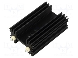 Heatsink: extruded; U; SOT93,TO218,TO220,TO247,TOP3; black