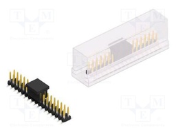 Connector: pin strips; pin header; male; PIN: 34; 2mm; SMT; 2x17