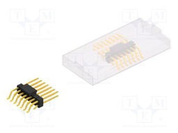 Connector: pin strips; pin header; male; PIN: 14; 2.54mm; SMT; 2x7