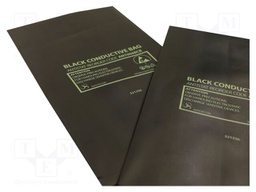 Protection bag; ESD; L: 406mm; W: 305mm; Thk: 75um; 100pcs; black