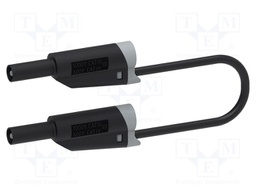 Test lead; 12A; banana plug 4mm,both sides; Urated: 1kV; Len: 2m
