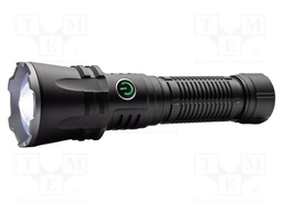 Torch: LED; waterproof; No.of diodes: 1; 10h; L: 164mm; 2000lm; IP65