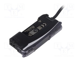 Sensor: optical fiber amplifier; PNP; Connection: lead 2m; 100mA