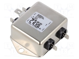 Filter: anti-interference; one-phase; 250VAC; Cx: 470nF; Cy: 4.7nF