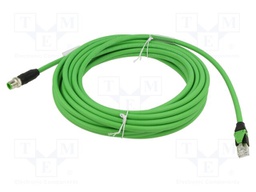 Cable: for sensors/automation; PIN: 4; 8m; 60VDC; 1.5A; Cores: 4; PUR
