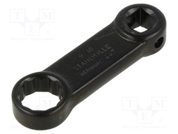 Socket; torque,box,special; Mounting: 3/8"; flat; oxidized steel