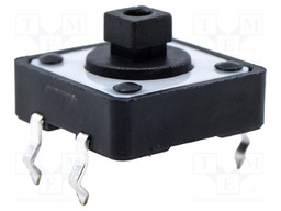 TACTILE SW, SPST, 0.05A, 12VDC, SOLDER