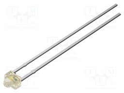 LED; white cold; 1.8mm; 3000mcd; 15°; Front: flat; 2.7VDC; tower