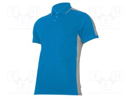 Polo shirt; Size: XXXL; blue-gray; 190g/m2