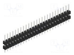 Connector: pin strips; pin header; male; PIN: 25; 2.54mm; THT; 1x25