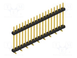 Connector: pin strips; pin header; male; PIN: 18; 2mm; SMT; 1x18