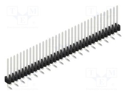 Connector: pin strips; pin header; male; PIN: 35; 1.27mm; SMT; 1x35