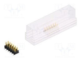 Connector: pin strips; pin header; male; PIN: 12; 2.54mm; SMT; 2x6