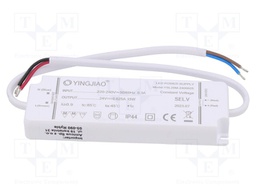 Power supply: switched-mode; LED; 15W; 24VDC; 625mA; 220÷240VAC
