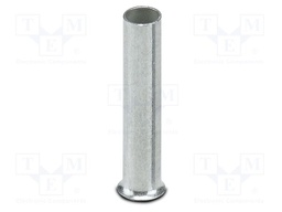 Tip: bootlace ferrule; non-insulated; copper; 2.5mm2; tinned; 12mm