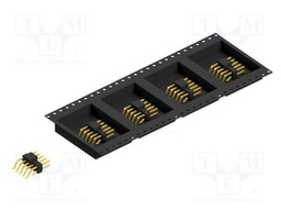 Connector: pin strips; pin header; male; PIN: 10; 2.54mm; SMT; 2x5