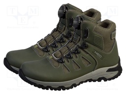 Boots; Size: 42; green; leather; slip; waterproof