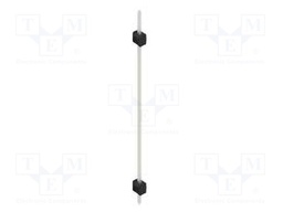 Connector: pin strips; pin header; male; PIN: 1; 2.54mm; THT; 1x1