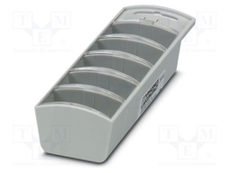 Container: compartment box; plastic; Equipment: 5 partitions