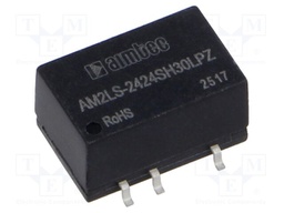 Converter: DC/DC; 2W; Uin: 21.6÷26.4V; Uout: 24VDC; Iout: 83mA; SMD