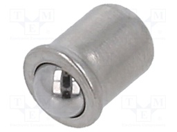 Ball latch; A2 stainless steel; BN: 13376; L: 4mm; Ømount.hole: 3mm