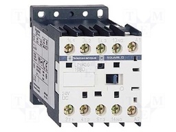 Contactor: 4-pole; NO x4; 24VDC; 12A; DIN; LP1K; 5.5kW
