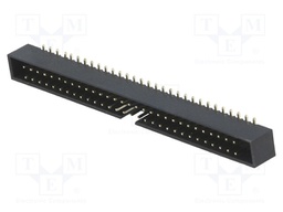 Socket; IDC; male; PIN: 60; vertical; SMT; gold flash; 2mm