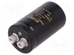 Capacitor: electrolytic; 22000uF; 25VDC; Leads: screw; ESR: 17mΩ
